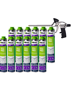 12x Illbruck FM350 Perfect foam 880ml (50% meer opbrengst) + pur pistool