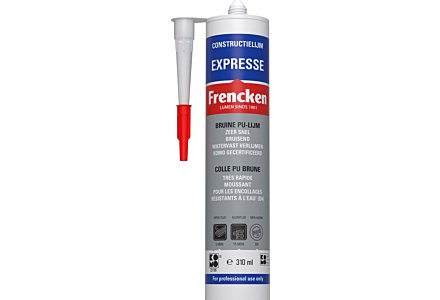 Frencken Constructielijm Expresse D4 PU 310 ml 12 stuks