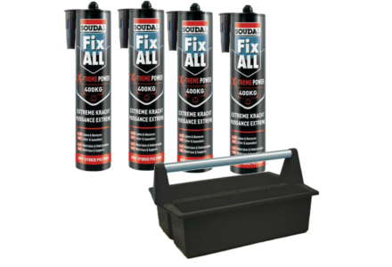4x Soudal Fix All X-treme power + draagbak