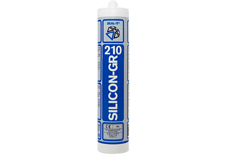 Connect products siliconenkit 210 Silicon-GR transparant 310ml