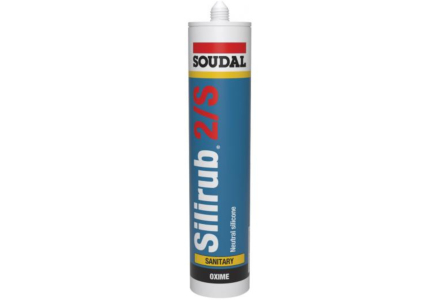 Soudal Silirub 2/S transparant grijs 300ml