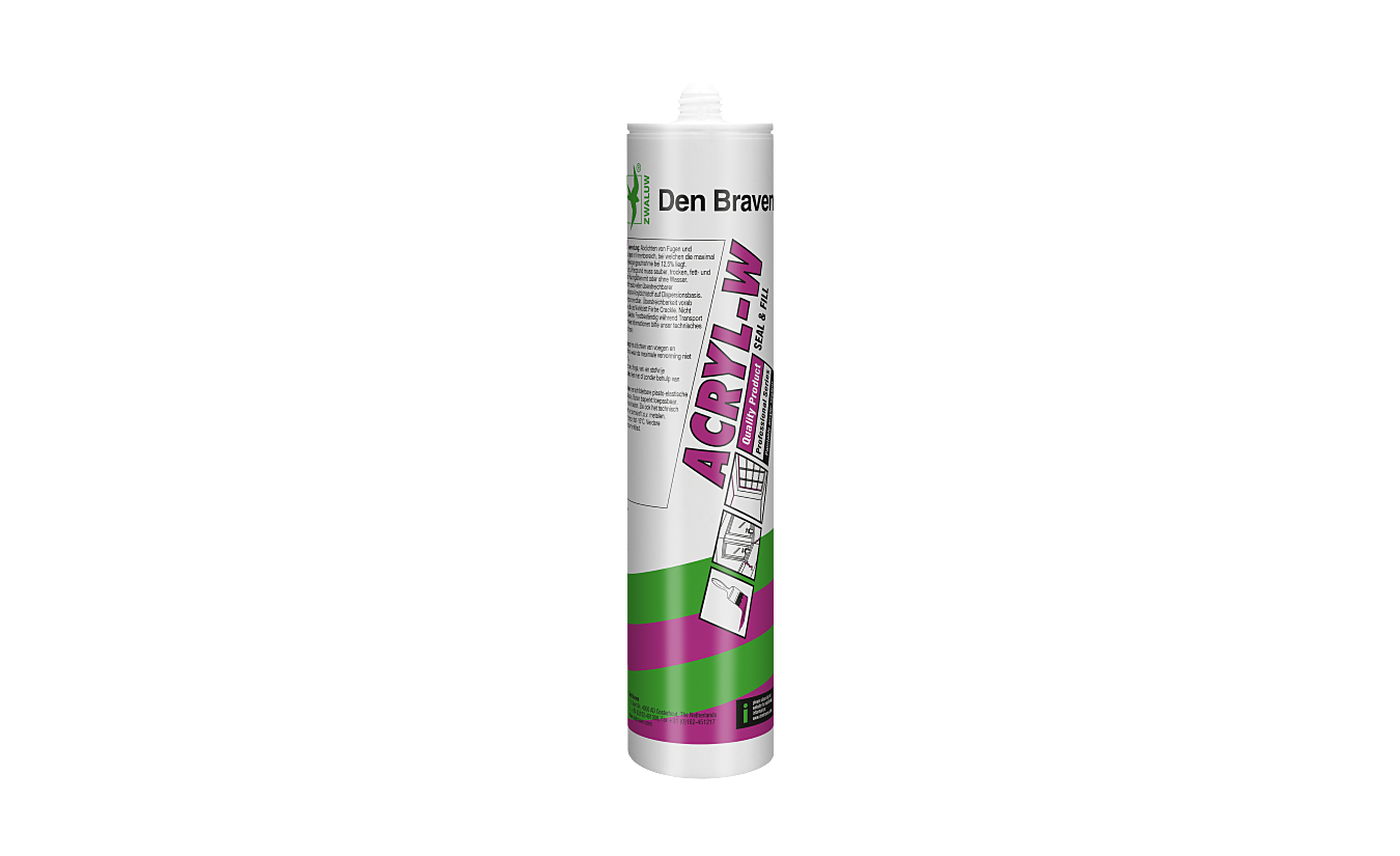 Den Braven Zwaluw Acryl-W wit 310ml